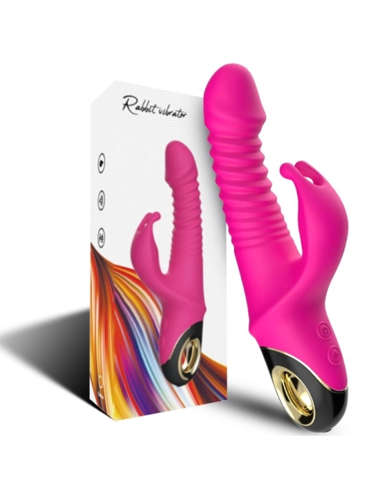 Zing Dildo Vibrator Kaninchen Fuchsia von Armony Vibrators