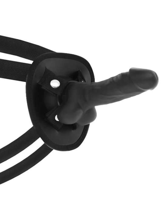 Harness + Silikon Dichte Cocksil Artikulierbar Schwarz 13 cm von Cock Miller