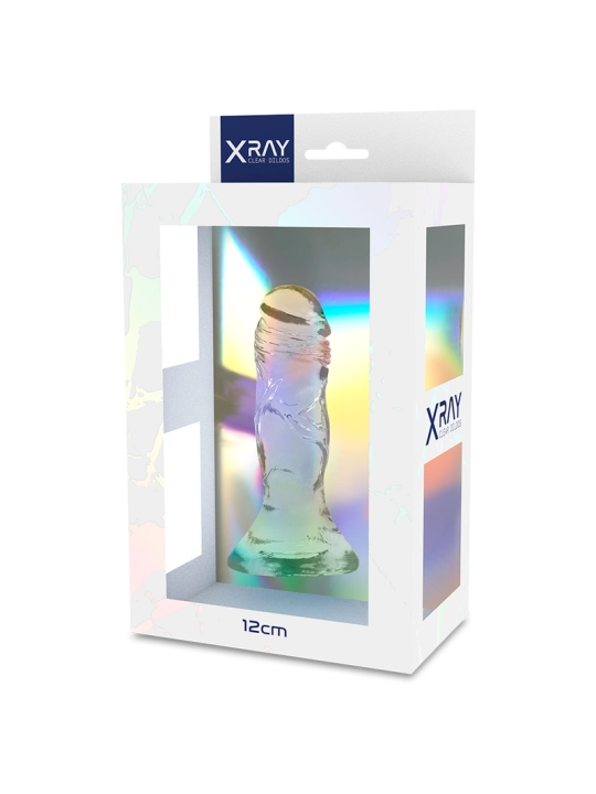 Geschirr + Klarer Dildo 12 cm -O- 2.6 cm von X Ray