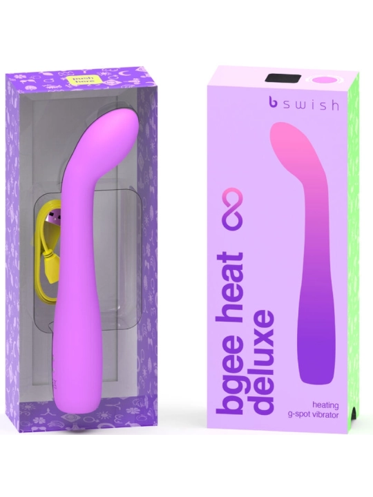 Bgee Heat Infinite Deluxe Wiederaufladbarer Vibrator Lavendel Silikon von B Swish