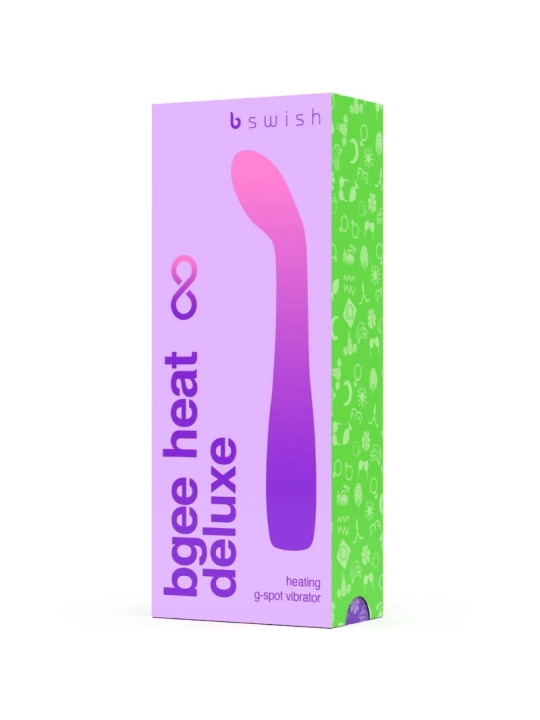 Bgee Heat Infinite Deluxe Wiederaufladbarer Vibrator Lavendel Silikon von B Swish