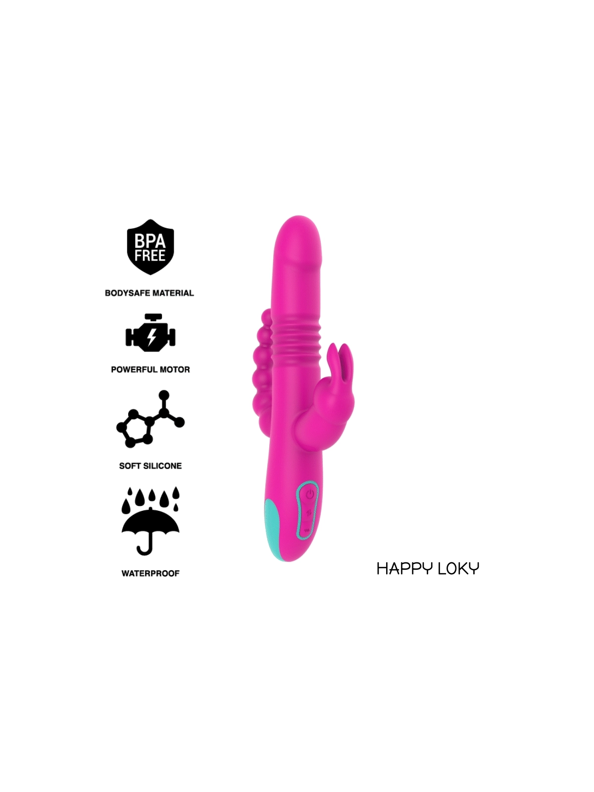 Donald Dreifache Stimulation: Anal, G-Spot & Klitorale Watchme Wireless-Technologie Kompatibel von Happy Loky