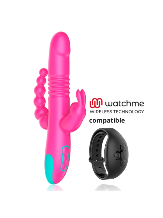 Donald Dreifache Stimulation: Anal, G-Spot & Klitorale Watchme Wireless-Technologie Kompatibel von Happy Loky