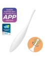 Twirling Joy Clit Tip Vibrator Weiss von Satisfyer Connect