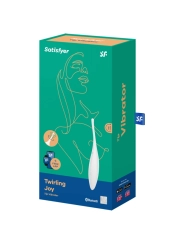 Twirling Joy Clit Tip Vibrator Weiss von Satisfyer Connect