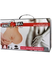 Realistische Vagina und Anus mit Vibrationsposition 7 von Crazy Bull