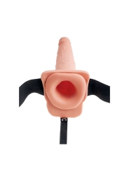 Serie - Verstellbares Gurt Realistischer Penis mit Spritzenden Bllen 19 cm von Fetish Fantasy Series