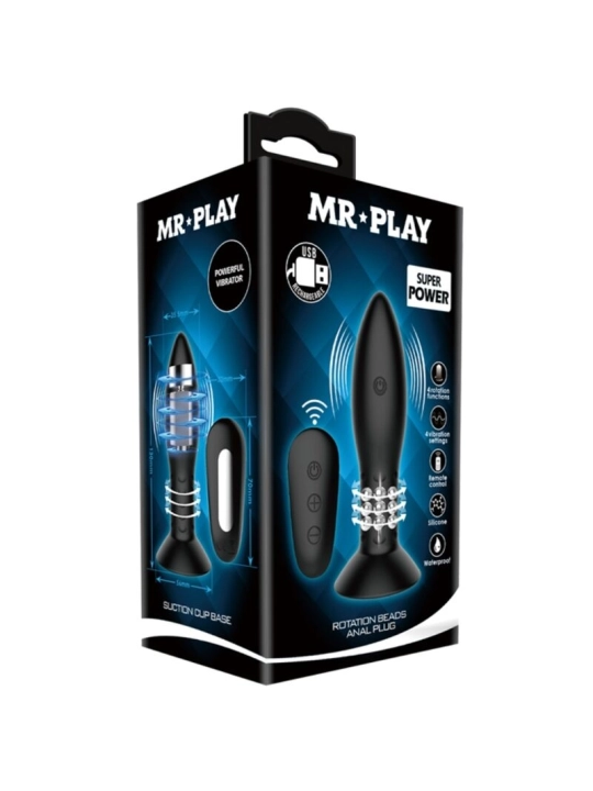 Stecker mit Schwarzen Rotierenden Bllen Fernbedienung von Mr Play