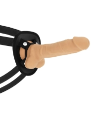 Harness + Silikon Dichte Artikulierbares Cocksil 18 cm von Cock Miller