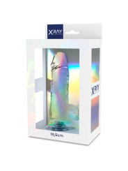 Geschirr + Klarer Dildo mit Eier 15.5 cm -O- 3.5 cm von X Ray