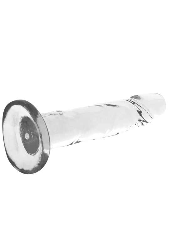 Geschirr + Klarer Dildo 18 cm -O- 4 cm von X Ray