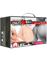 Realistische Vagina und Anus mit Vibrationsposition 4 von Crazy Bull