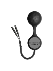 Lula Silicone Schwarz Kegel Excersisor von Electrastim