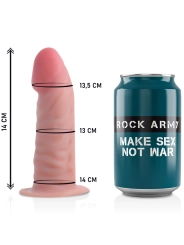 Gurt + Dual Density Tiger Realistischer Dildo 14 cm -O- 4.46 cm von Rock Army