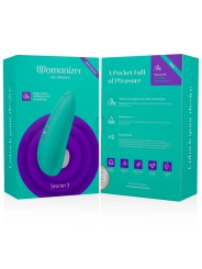 Starlet 3 Klitoralstimulator Türkis von Womanizer