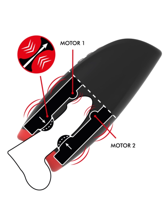 Novax Masturbator mit Vibration und Kompression von Jamyjob