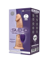 Model 1 Realistischer Penisvibrator Silikon Premium Silexpan Fernbedienbares 17.5 cm von Silexd