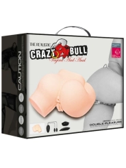 Hintern mit Realistischer Vagina und Anus und Vibration von Crazy Bull