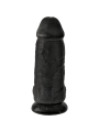 Polliger Realistischer Penis 23 cm Schwarz von King Cock