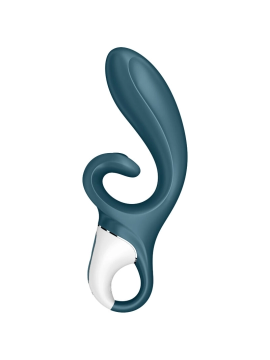 Hug Me Rabbit Vibrator App Blau von Satisfyer Connect