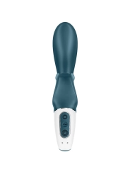 Hug Me Rabbit Vibrator App Blau von Satisfyer Connect