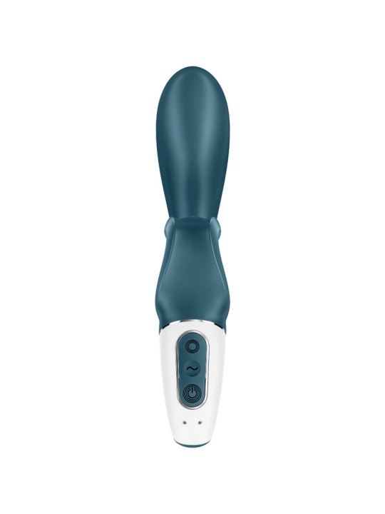 Hug Me Rabbit Vibrator App Blau von Satisfyer Connect