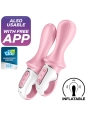 Air Pump Booty 5+ Aufblasbarer Analvibrator Rosa von Satisfyer Connect