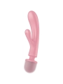 Triple Lover Rabbit Vibrator Massager Rosa von Satisfyer Vibrator