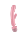 Triple Lover Rabbit Vibrator Massager Rosa von Satisfyer Vibrator