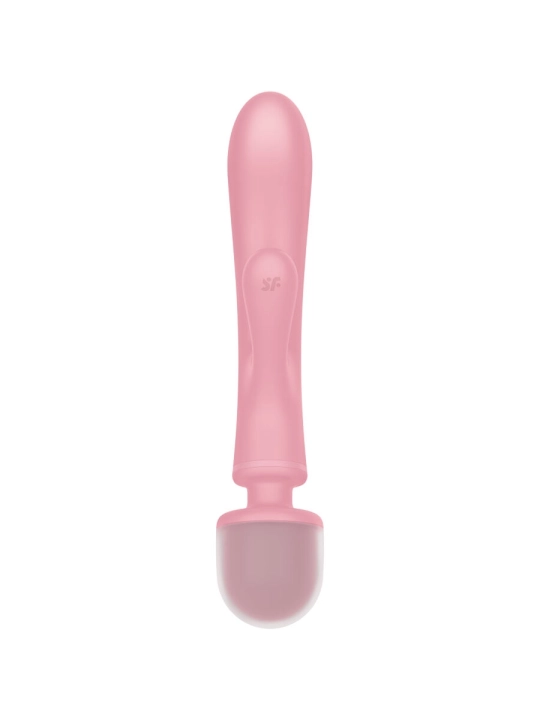 Triple Lover Rabbit Vibrator Massager Rosa von Satisfyer Vibrator