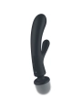 Triple Lover Rabbit Vibrator Massager Grau von Satisfyer Vibrator