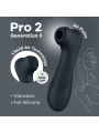 Pro 2 Generation 3 Liquid Air Technology Schwarz von Satisfyer Air Pulse