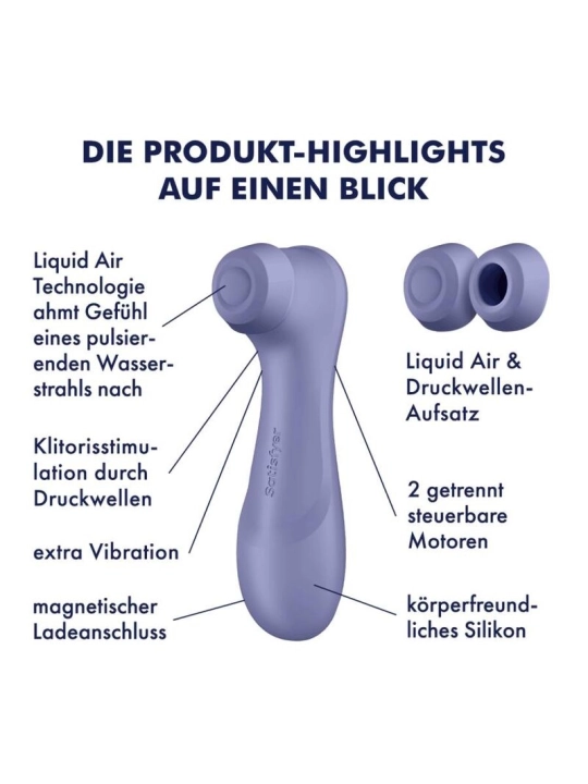 Pro 2 Generation 3 Liquid Air Technology Lila von Satisfyer Air Pulse