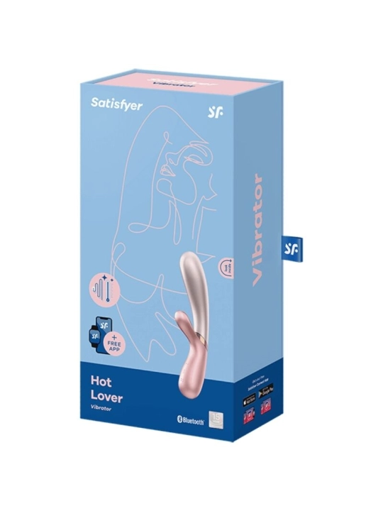 Hot Lover Vibrator Rose & Beige von Satisfyer Connect