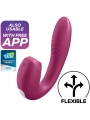 Sunray Stimulator und Vibrator App Rot von Satisfyer Connect