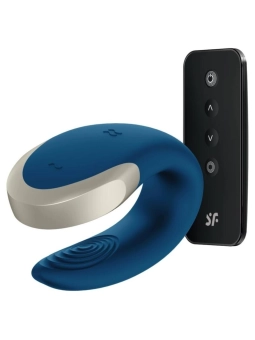 Double Love Luxury Partner Vibrator Blau von Satisfyer Partner