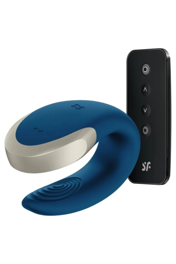 Double Love Luxury Partner Vibrator Blau von Satisfyer Partner