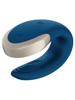 Double Love Luxury Partner Vibrator Blau von Satisfyer Partner