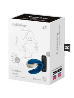 Double Love Luxury Partner Vibrator Blau von Satisfyer Partner