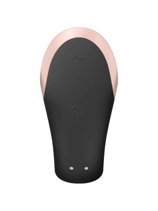 Double Love Luxury Partner Vibrator Schwarz von Satisfyer Partner