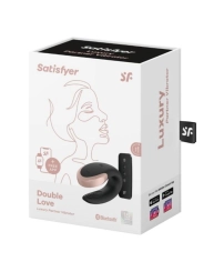 Double Love Luxury Partner Vibrator Schwarz von Satisfyer Partner