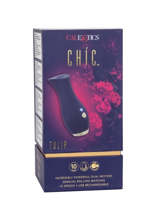 Chic Tulpe Massager Blau von Calexotics