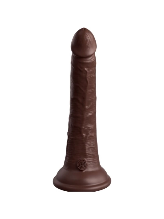 Elite Realistischer Silikondildo 17.8 cm Braun von King Cock