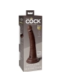 Elite Realistischer Silikondildo 17.8 cm Braun von King Cock