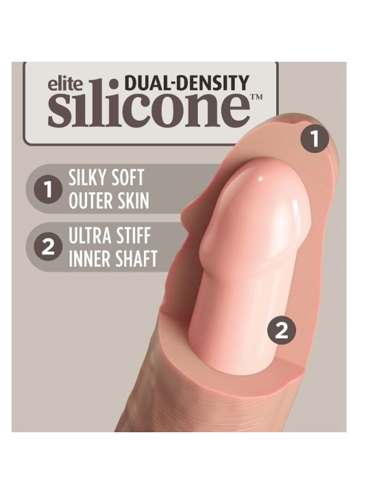 Elite Realistischer Silikondildo 17.8 cm von King Cock