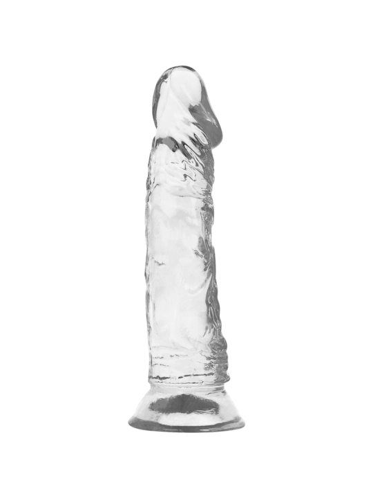 Geschirr + Klarer Dildo 19 cm -O- 4 cm von X Ray