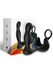 Surround Vibrator Anal & Stimulator Hoden & Ring Fernbedienbares Schwarz von Armony For Him