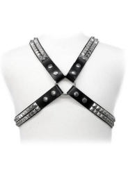 Pyramid Stud Harness von Leather Body