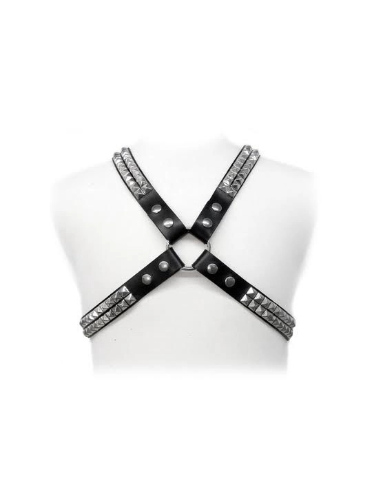 Pyramid Stud Harness von Leather Body