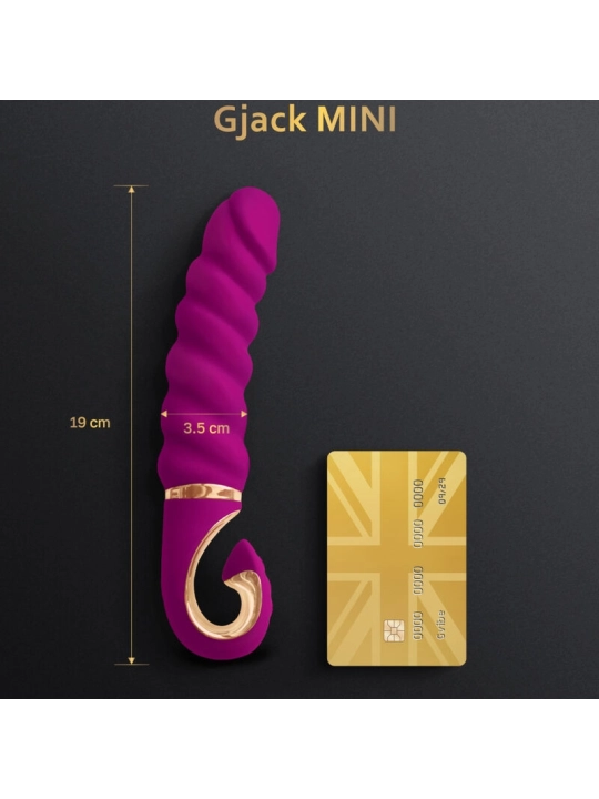 Gjack Mini Lila Vibrator aus Silikon von G-Vibe